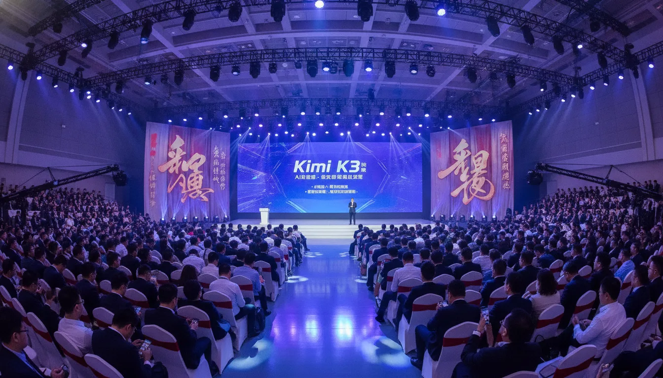 Auditório lotado em evento de lançamento de IA na China | Imagine Company - Agência de Marketing e Vendas em Goiânia - GO - BRASIL